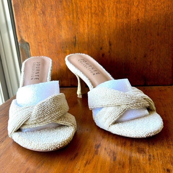 Sporty Tan Women's Heels Kitten Heels New In Box Women’s Size 8 Resort Cruise - Picture 8 of 15